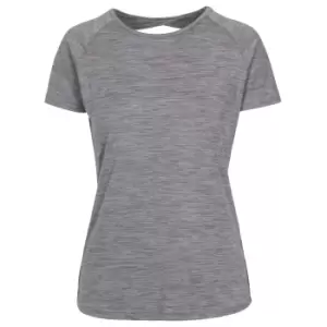 Image of Trespass Womens/Ladies Ally Active Top (XXS) (Platinum Marl)