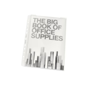 Image of Premium Punched Expanding Pocket, Transparent, Matte, 180 Micron Polypropylene (Pack 5) - Outer Carton of 10