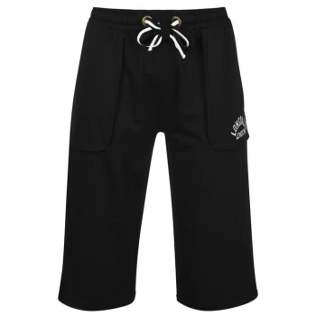 Image of Lonsdale Box three quarter Jogging Bottoms Mens - Black
