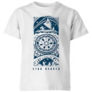 Image of Moana Star Reader Kids T-Shirt - White - 9-10 Years