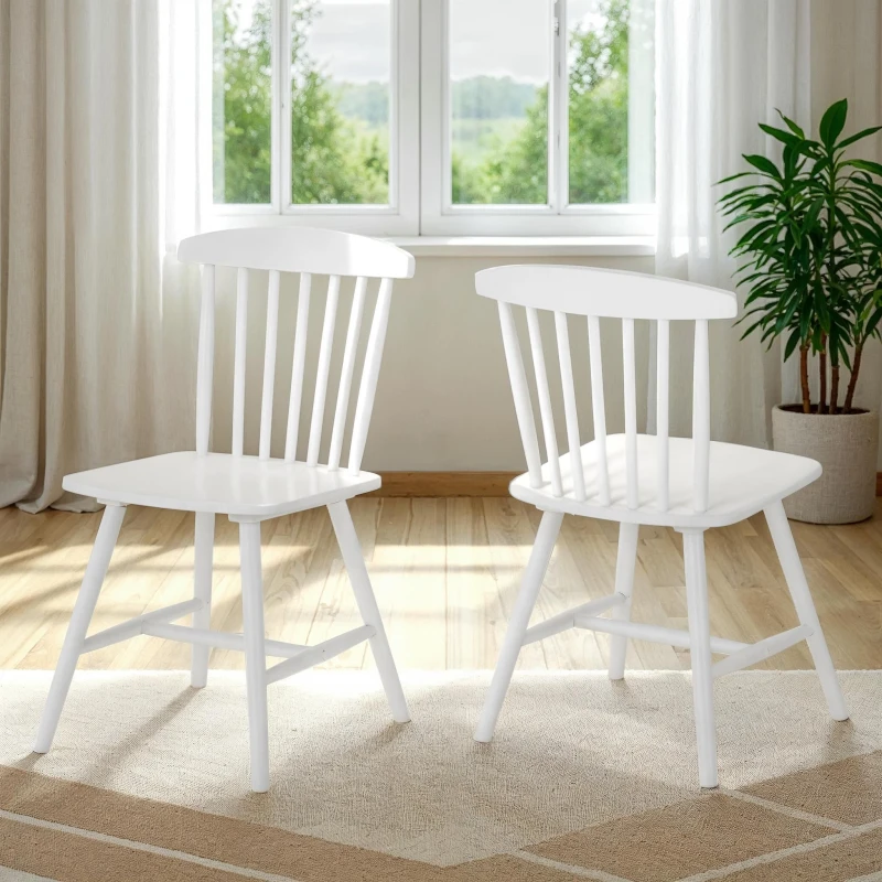 Image of Seconique Emery Dining Chair (x2 Per Box) - White 400-402-147