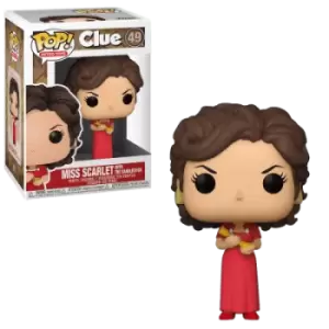 Image of POP! Games: Miss Scarlet w/ Candlestick - Clue for Merchandise