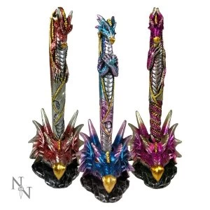 Image of Dragon Pack Of 3 Pens & Holders