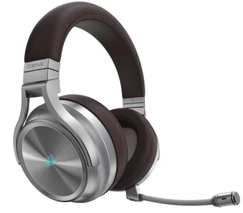 Image of Corsair Virtuoso RGB Wireless SE High-Fidelity Gaming Headset with 7.1 Surround Sound - Espresso