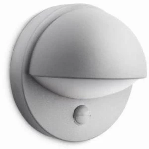 Image of Philips Lighting June 162468716 Outdoor wall light (+ motion detector) Energy-saving bulb E-27 12 W Grey