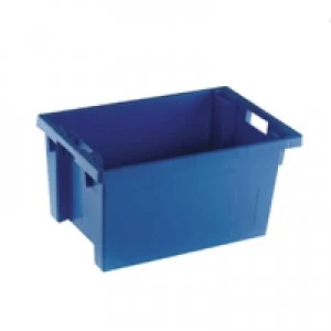 Image of Slingsby Solid Slide StackNesting Container 600X400X300mm Blue 382966