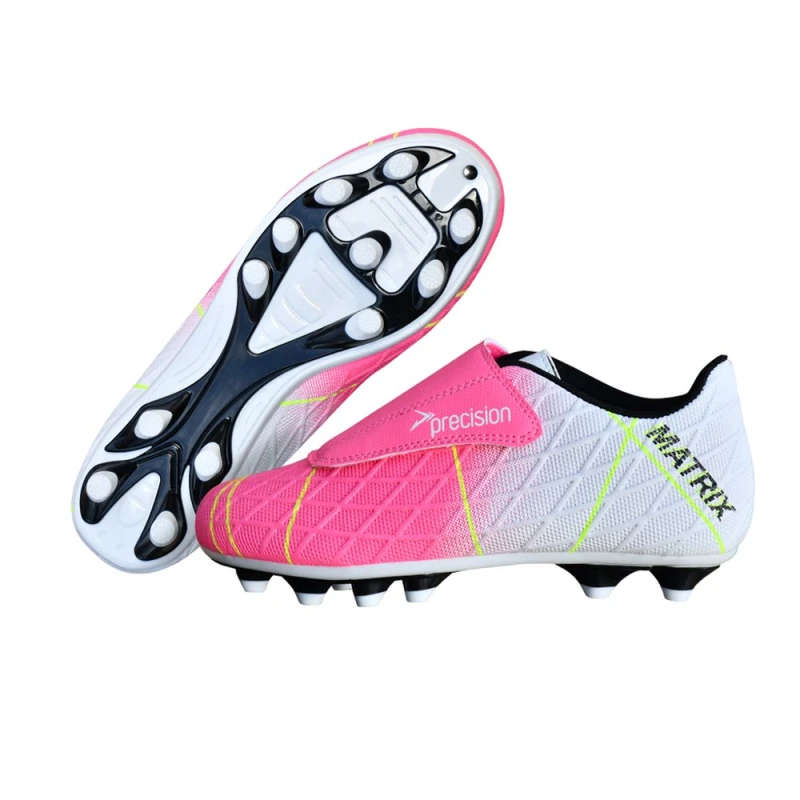 Image of Precision Matrix Football Boots in Fuchsia Size: 3 Fuchsia Unisex 3