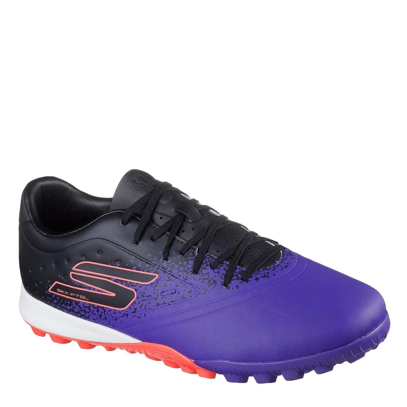 Image of Skechers Razor Gold Astro Turf Football Boot Purple/Black male 6 (39.5)