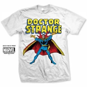 Image of Marvel Comics Doctor Strange Mens White T Shirt Medium