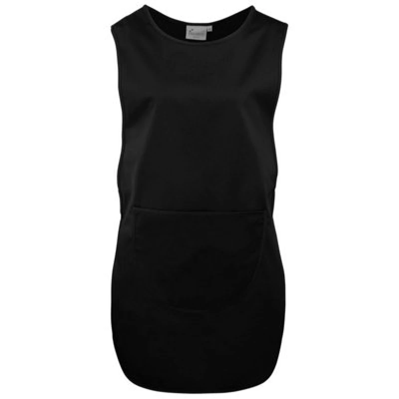 Image of Premier Premier Plain Pocket Tabard in Black Size: Small Black S Unisex 5063470679843