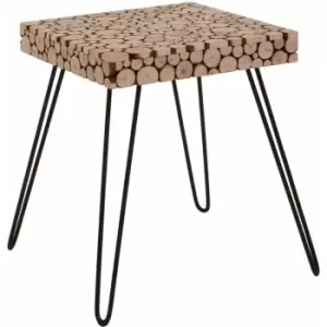 Image of Premier Housewares - Lacuna Square Side Table