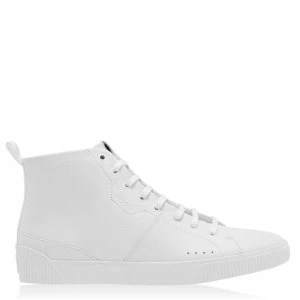 Image of Hugo Boss Zero Hi Top Trainers White 100 Men