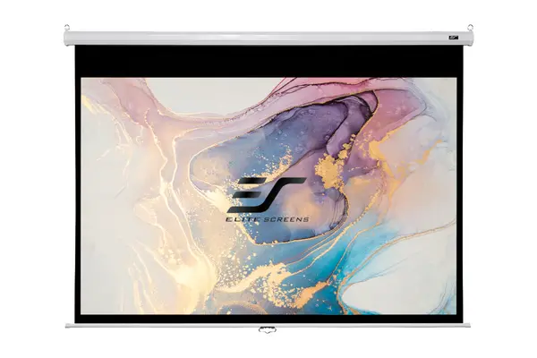 Image of Elite Screens 84" M84NWV Manual Pull Down Projector Screen