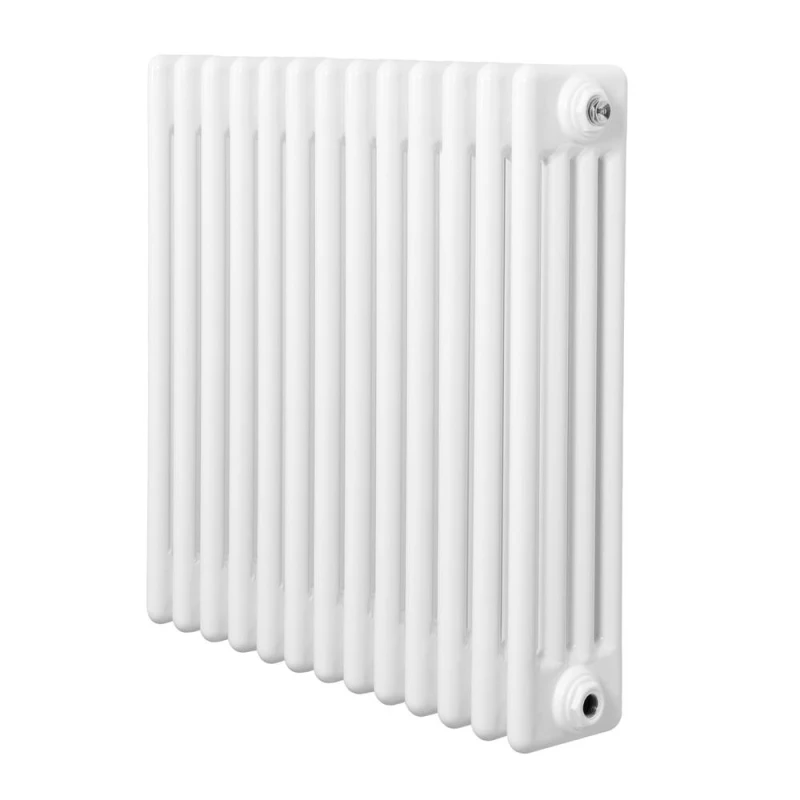 Image of Monstershop Traditional 4 Column Radiator - 600 x 605mm - White White Unisex