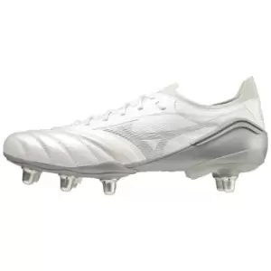 Image of Mizuno Neo 3 Elite SI SG Rugby Boots Mens - White