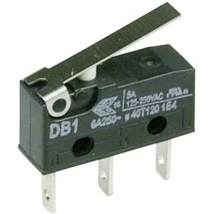 Image of Cherry Switches Microswitch DB1C B1LB 250 V AC 6 A 1 x OnOn momentary