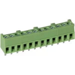 Image of TruConnect 211797 3.5mm 12 Way Low Profile Rising Clamp Terminal Block