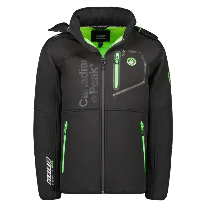 Image of Waterproof jacket Canadian Peak Royauteak 068 Noir Male XL