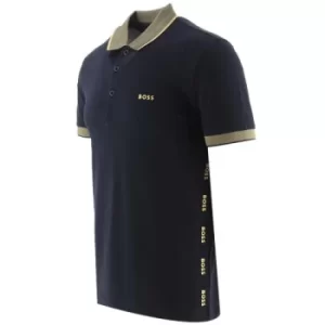 Image of BOSS Dark Blue Paule Polo Shirt