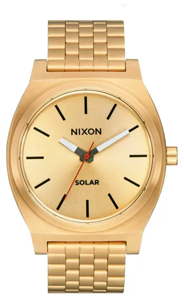 Image of Nixon A1369-510-00 Time Teller Solar (40.5mm) Gold Dial / Watch