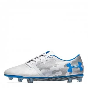 Image of Urban Armor Gear Spotlight Firm Ground Football Boots - Blue Circuit/Wh