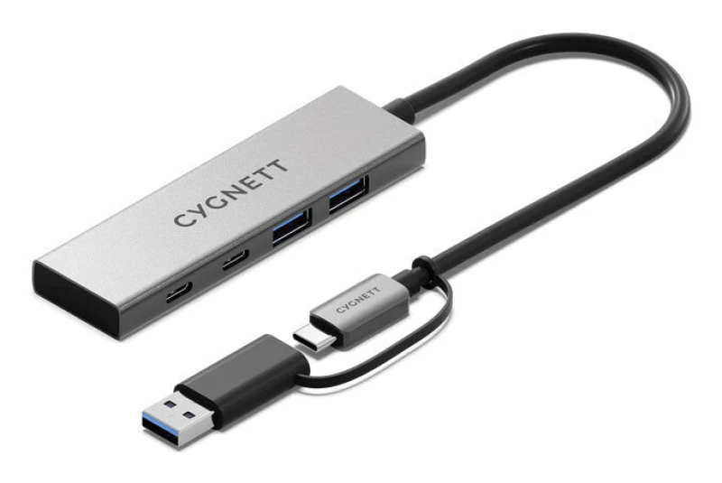 Image of Cygnett Cygnett CY5389CYHUB interface hub Grey CY5389CYHUB