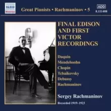 Image of Sergei Rachmaninov: Final Edison and First Victor Recordings