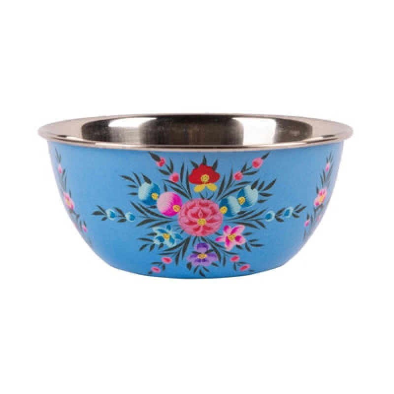 Image of Billycan Picnic Bowl - 21.5Cm - Ocean Pansy
