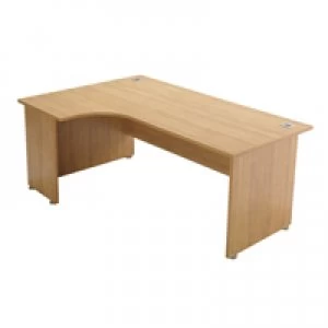 Image of Avior 1800mm Left Hand Radial Desk Ash KF838260