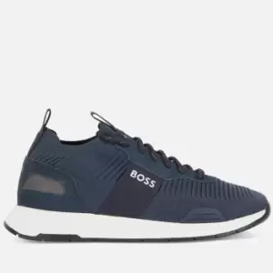Image of BOSS Mens Titanium Runn Trainers - Dark Blue - UK 11