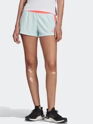 Image of adidas Pacer Training Knit Shorts, Green, Size S, Women