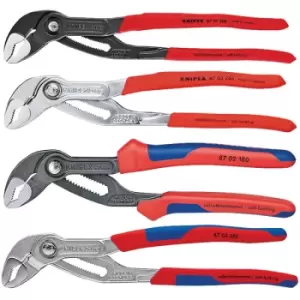 Image of Knipex 87 02 250 T Cobra Hightech Water Pump Pliers + Tether 250mm