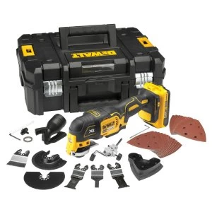 Image of DEWALT DCS355P1 XR Brushless Oscillating Multi-Tool 18V 1 x 5.0Ah Li-ion