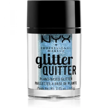 Image of NYX Professional Makeup Glitter Quitter Plant-Based Blue