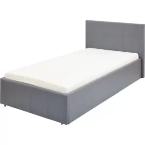 Image of Side Lift Ottoman Bed 90cm Grey - GFW