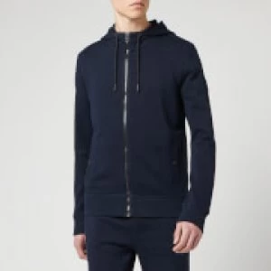 Image of Hugo Boss Zounds 1 Zip Through Hoodie Navy Size S Men
