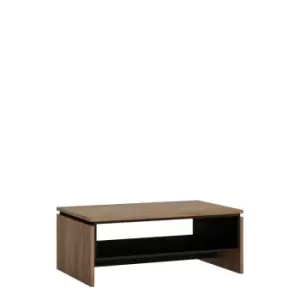 Image of Brolo Coffee Table Black And Dark Wood