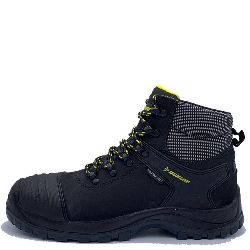 Image of Dunlop Nova S3 WP Steel Toe Cap Boots Mens Black male 6 (39)