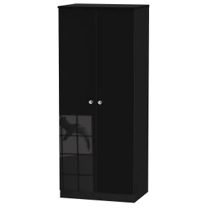 Image of Robert Dyas Tedesca Ready Assembled 2-Door Wardrobe