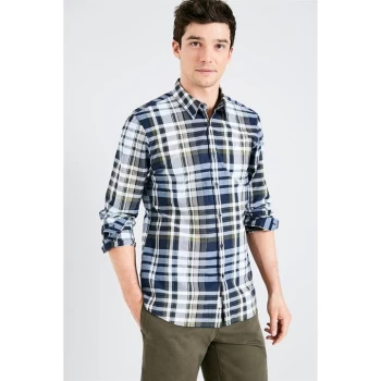 Image of Jack Wills Salcombe Check Shirt - Navy/Green