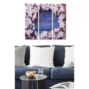 Image of MDF7044272 Multicolor Decorative MDF Painting (3 Pieces)