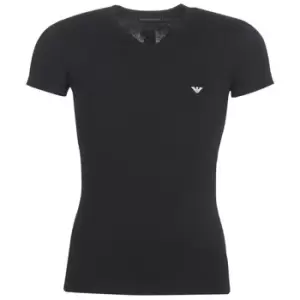 Image of Emporio Armani CC735-110810-00020 mens T shirt in Black - Sizes EU S,EU M,EU L,EU XL