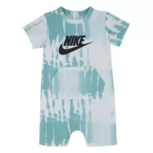 Image of Nike Tie Dye Romper Baby Boys - Green