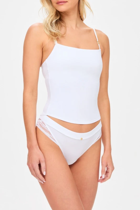 Image of KBX Womens Bridal Charlotte Cami in White Size: 10 White Female 10