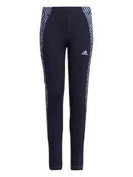Image of adidas Junior Girls Sea Tight - Purple/Navy, Purple/Navy, Size 7-8 Years