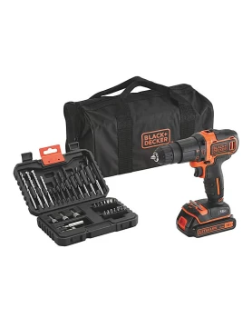 Image of Black + Decker 18V Combi Drill Set