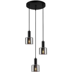Image of Italux Santia Modern 3 Light Cluster Pendant Ceiling Light, E27