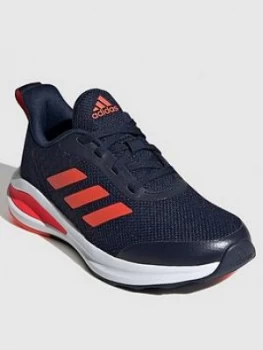 Image of Adidas Fortarun Childrens Trainers - Navy/White