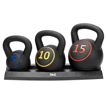Image of Everlast 30lb Kettlebell Set - Black