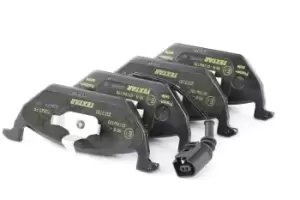 Image of TEXTAR Brake pad set Q+ 2313101 Brake pads,Brake pad set, disc brake VW,AUDI,SKODA,Golf IV Schragheck (1J1),Golf V Schragheck (1K1),POLO (9N_)